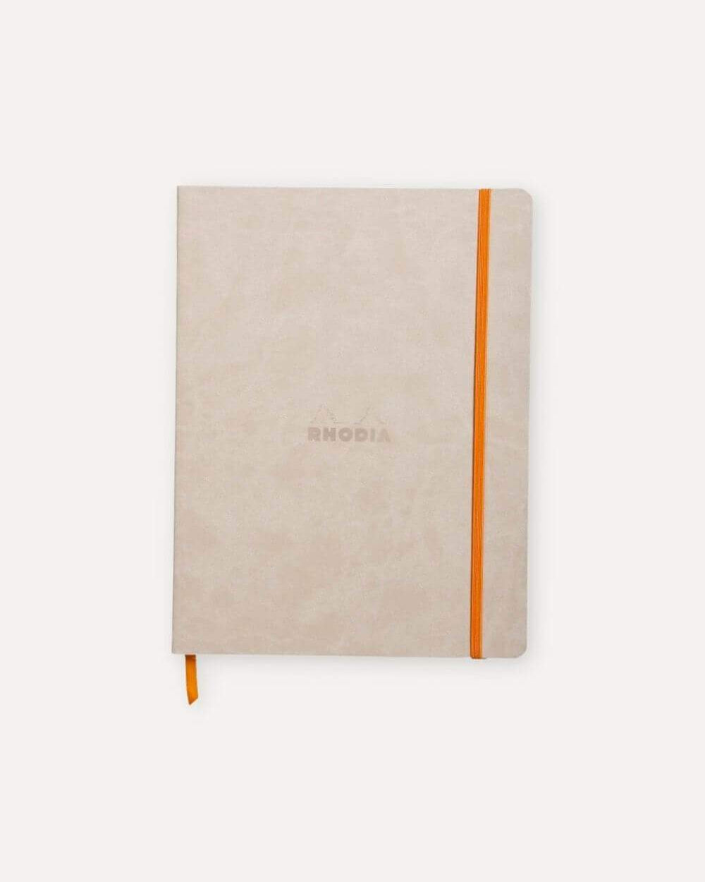 Rhodiarama A6 Softcover Dot Notebook, Beige-Rhodia-dot grid